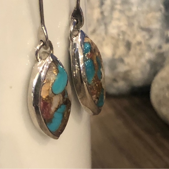 Mojave Turquoise Earrings 💙 - Picture 9 of 10